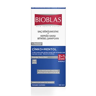 Bioblas Zınc Pyrition Saç Dökülmesine ve Kepeğe Karşı Etkili Şampuan 360 ml