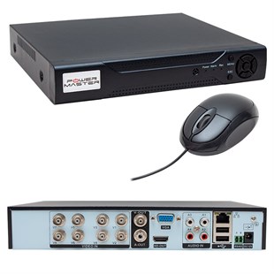 Powermaster AHD-ANALOG-TVI-CVI 1080N 8 Kanal Dvr-Xvr Kayıt Cihazı