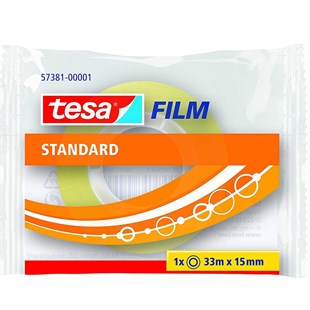 Tesa 57381 Film Standart Şeffaf Bant  33 mm X 15 mt Tekli